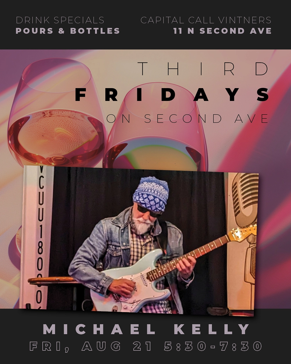 Michael Kelly Live music walla walla poster