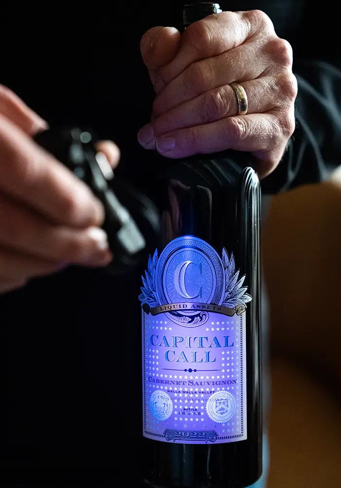 Capital Call Cabernet Sauvignon Black Light