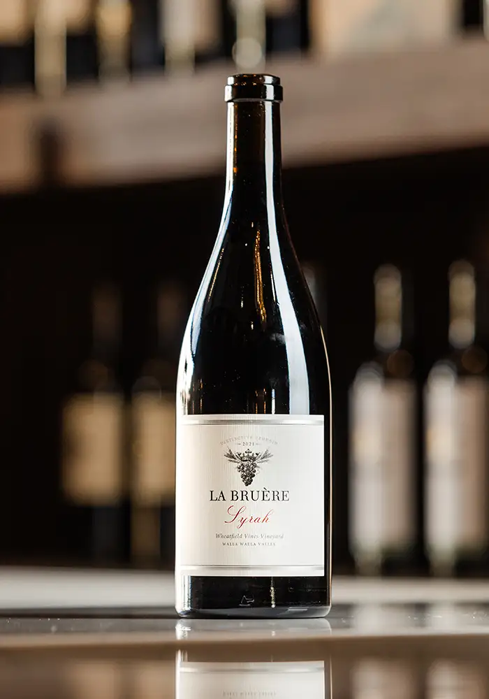 La Bruere Syrah on bartop